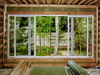 Портальная дверь Рехау 70 двухстворчатая